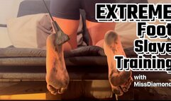 EXTREME Foot Slave Training with MissDiamondx - HD Version