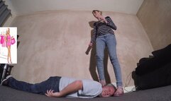 Chelsea's Jelly Shoes Head Trample FLOOR CAM (4K)