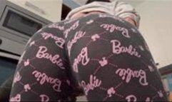 FARTING IN BARBIE LEGGINGS
