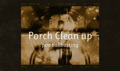Porch clean-up
