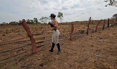 AFQ Cruel whipping under the sun of the Farm of Pain