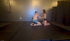 Brigit Heart & Elliot Mixed Wrestling NYC - Round 1