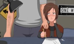 The Life Of Joel And Ellie - Ellie is bent over the table and creampied by Joel