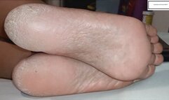 Delicious Soles in your face in bed