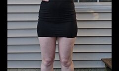 Leaf Pisses Her Panties Outside