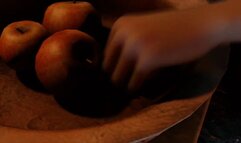 Triss masturabates in self-bondage