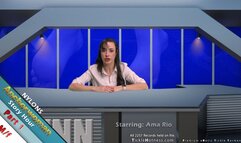 Anchorwoman Story Hour 1 - Nylons - Ama Rio - Part 1 - Short
