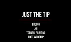 Just The Tip Edging Game Toenail Painting