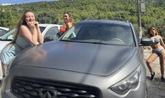 SQUIRTING PARTY IN MY CAR BCV