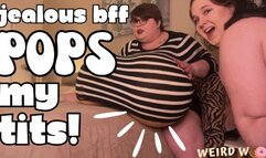 Jealous BFF Pops My Inflatable Tits! (ft BBW Aria) - WMV
