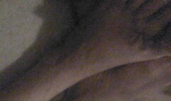 ms hoodless relaxing footjob