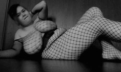 Roxanne Miller - Milking myself trough fishnets