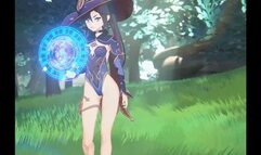 Mona fucked in village Genshin impact