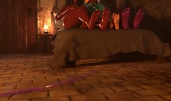 Misspelled 2 - Huge dicked futanari demons double penetrate kinky witch