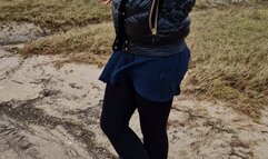 Smoking at the beach in denmark