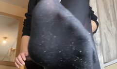 Nylon foot humiliation 2