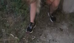 I spit and pee on my shoes