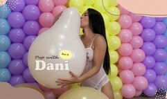 Dani Embracing the Balloon Pop Symphony