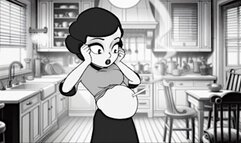 Pregnant Smoking, Bouncing Belly Trying Cigarette, and Stepdaughters First Cigarette: A Girl Starts Smoking Story - Part One