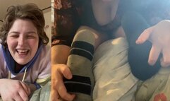 Dual Camera Foot Tickling