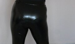 Latex yoga tights