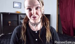 Thong, Leggings, Sports Bra tease, to locked up, chastity, handcuffed, nipple clamped slave 720p part 1 or 2