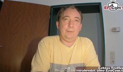 Ugly german Housewife make User sex Casting and get fuc