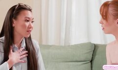 Petite asian making lesbian bff squirt 2