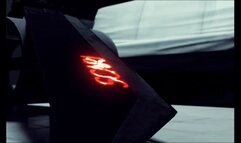 Cloud strife is tied up and Scarlet sucks his dick