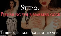 Three Step Marriage Guidance! Step 2 - Punishing your married cock with firm squeezing and over edging!