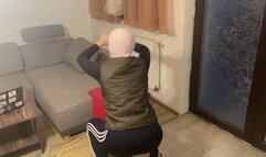 Hairy mature stepmom fucks her hungry pussy