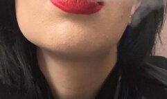 open mouth inhales and nose exhales