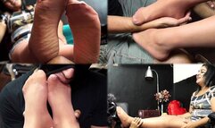 Tasty and meaty Cielo feet to rub, smell, suck, kiss and worship!