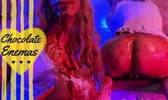 Chocolate Enemas for Sissy Lesbian Part 1