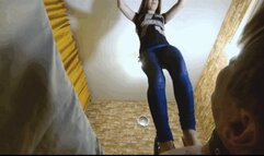 Trampling-Spitting Bertie Look at how I stamp my feet on the slave's body Everything is tough as I like it! And as always, I spit on his face!