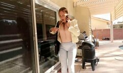 INEED2PEE IPOD Vika pissing office outfit in embarrassment omorashi