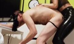 Mistress Jardena| Making highheeled femboy cry during vacuum airbnb