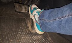 Icy morning drive in Nike air