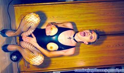 Sandra Jayde 02-07-17 Perverted slut in latex boobless and shiny fishnet