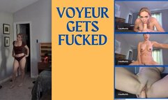 Voyeur Caught and Fucked