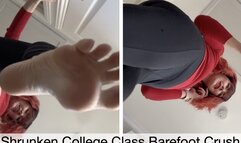 Shrunken College Class Barefoot crush