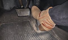 Rev and Drive in Tan Heeled Boots