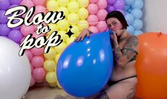 Ella Blow to Pop Blue U16" s - 4K