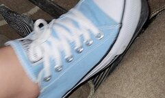 Hard pedal Pumping with Sneakers