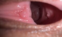 Hey! Stop filming my wide opened pussy internal! It’s are still virgin for your cum