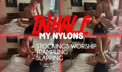Inhale My Nylons - Feetworship and Trampling