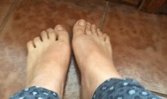 close-up shot of feet - video compilation