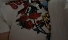 Underneath my tee shirt in bed