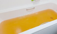 Orange slime baff in owl abu diaper