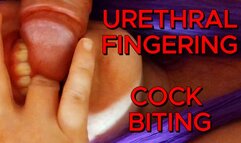 URETHRAL FINGERING & COCK BITING - Karmen